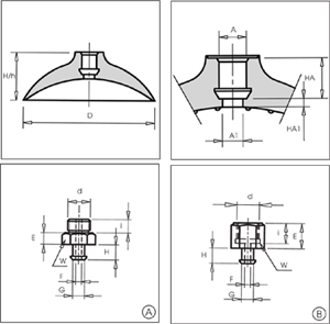 Flat Cups without Fitting 30